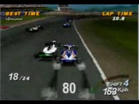 une photo d'Ã©cran de Formula One sur Sony Playstation